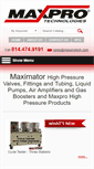 Mobile Screenshot of maxprotech.com
